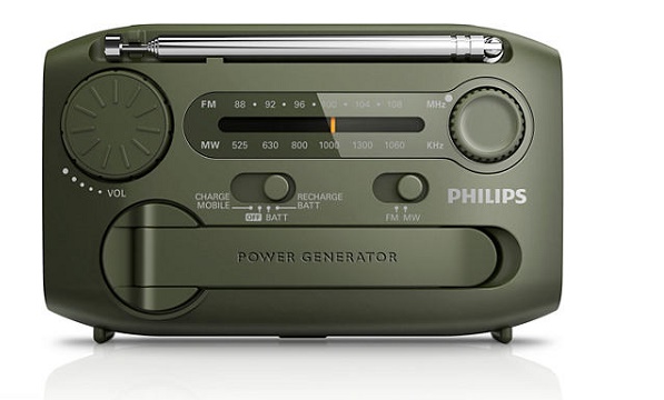 Philips AE1120/00 Self Powered Portable Radio