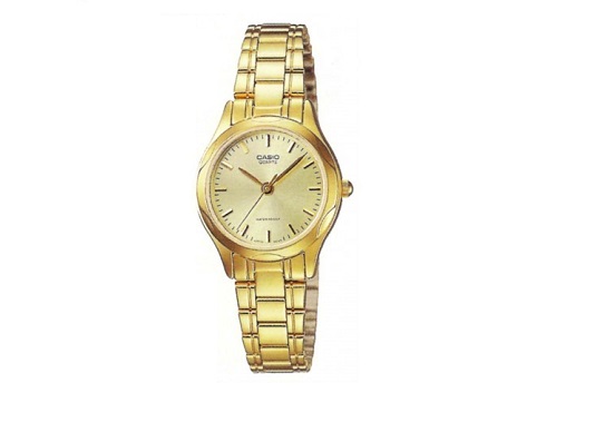 CASIO LTP-1275G-9A WOMEN'S GOLD PLATED WATCH