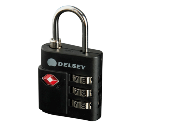 Delsey TN 3-Digit Combination Pad Lock